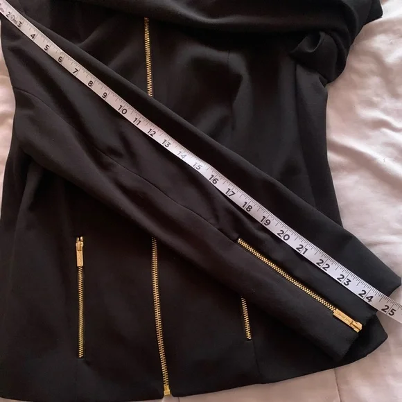 Calvin Klein Black and Gold Blazer with Modern Design - Picture 8 of 15